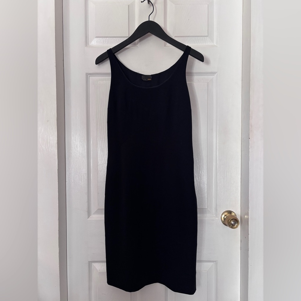 FENDI BodyCon little Black Dress Size 42